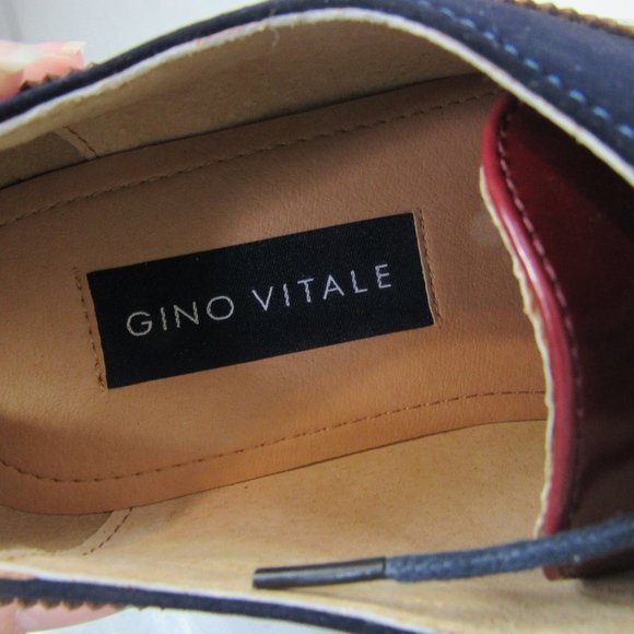 Gino Vitale Men's dress shoes wine 12 no box - Picture 5 of 7